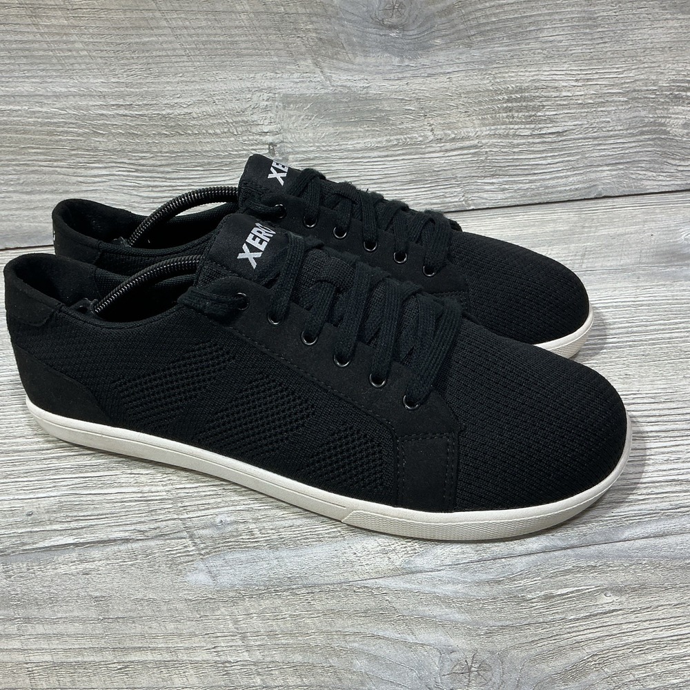 Xero Shoes Men's Dillon Barefoot Minimalist Classic Sneakers Black Size 11.5